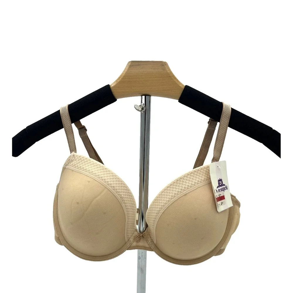 b.Tempt'd By Wacoal‎ Bra 953197 Beige 36D New With Tag